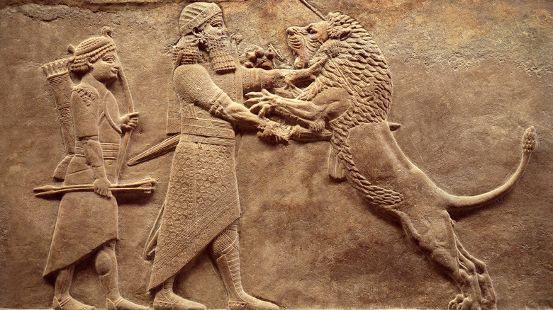 assyrian bas-relief