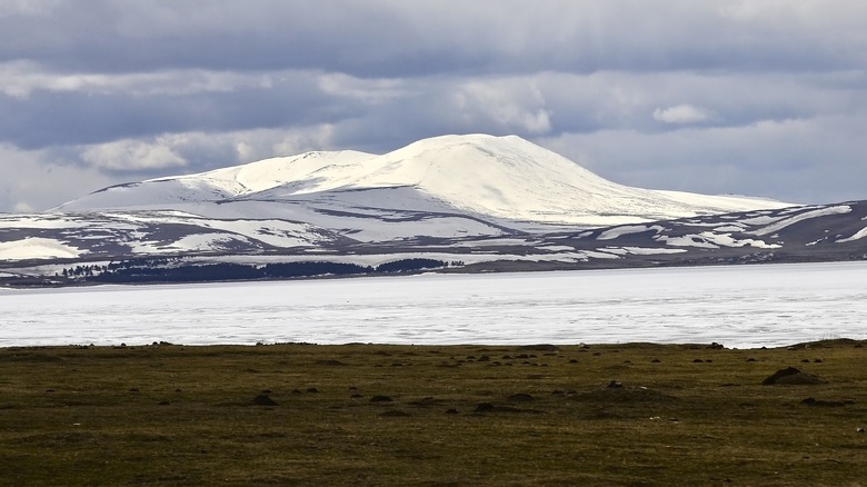 Frozen Paravani Lake 