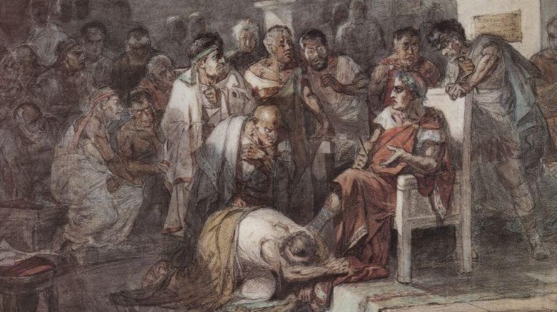 assassination of julius caesar color