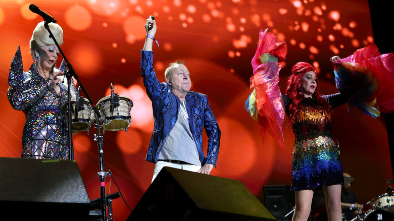 The B-52s performing