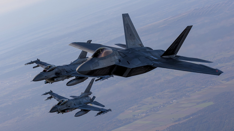 Jets flying in formation