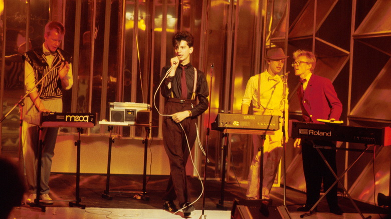 Depeche Mode performing