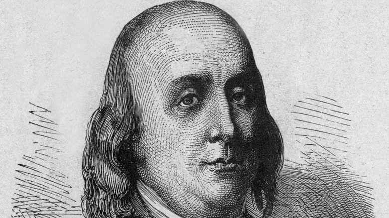 Illustration of Ben Franklin