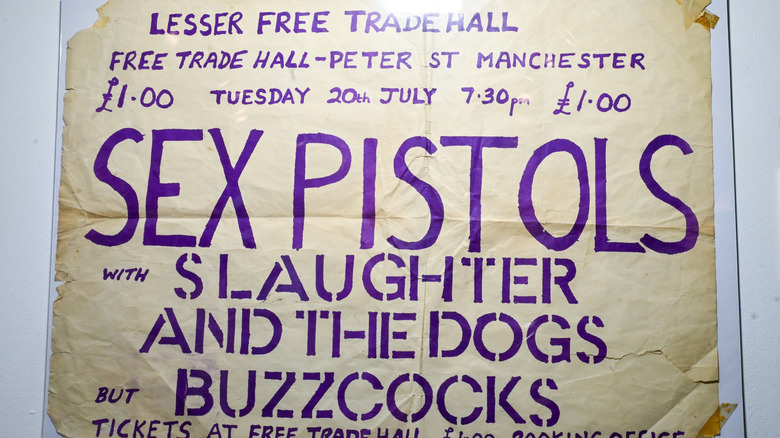 Framed Sex Pistols poster