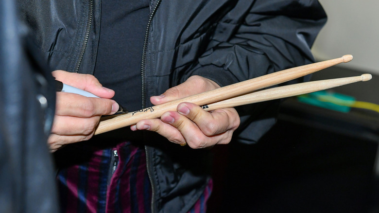 Drumstick closeup
