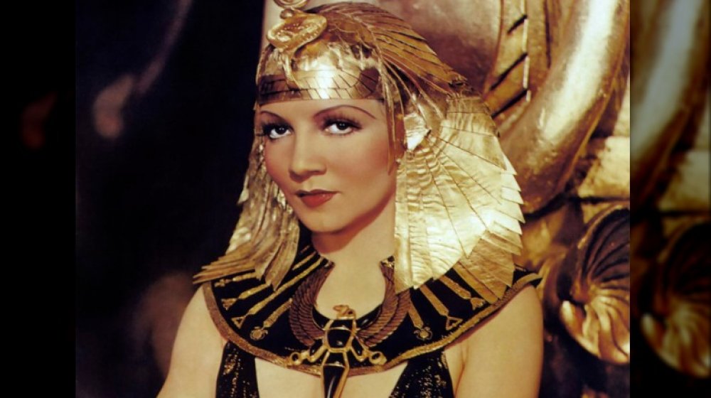 Claudette Colbert as Cleopatra