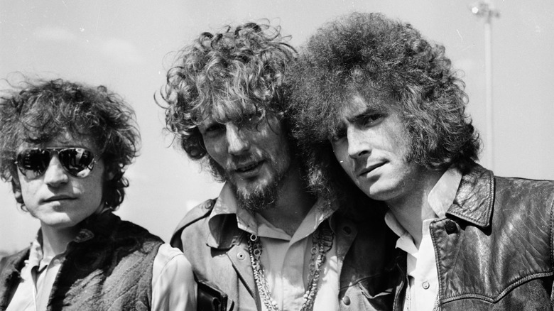 The band Cream posing for a photo