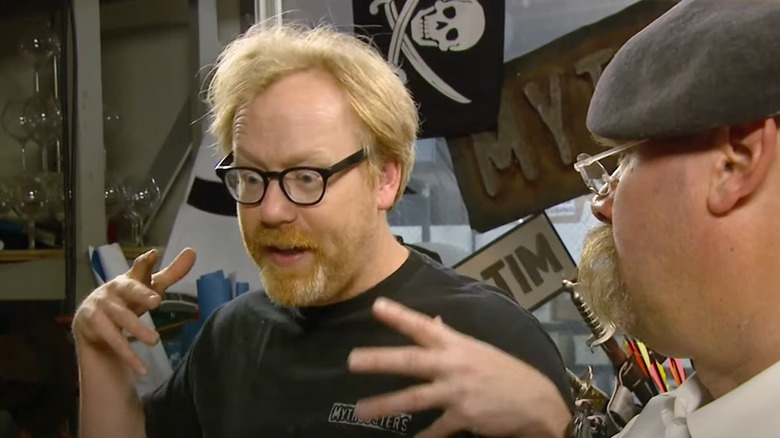 Adam Savage looking nervous