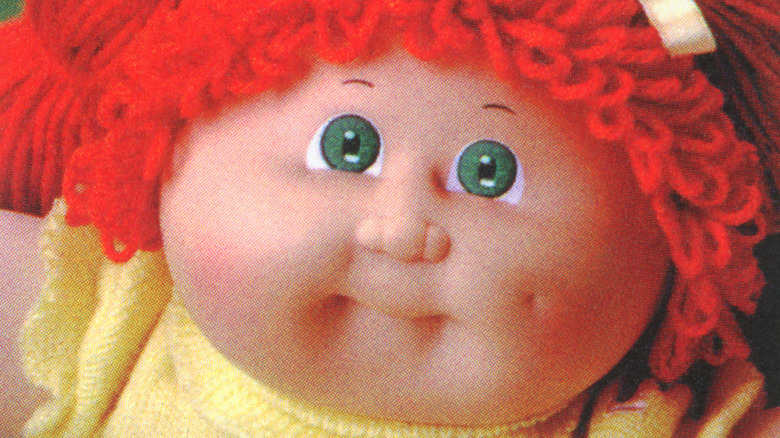 Cabbage patch kid doll on a stamp in 2000