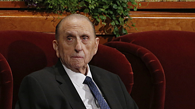 Thomas Monson in suit