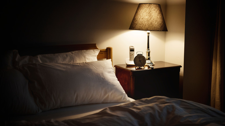 Empty bed