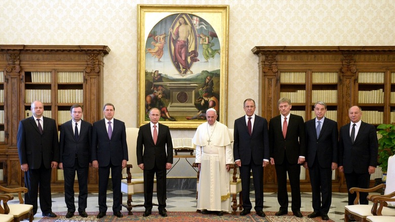 Владимир Путин, Папа Франциск и другие 2015 г.