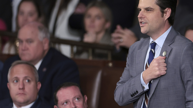 Matt Gaetz votes for speaker