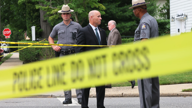 Law enforcement at Heuermann's home