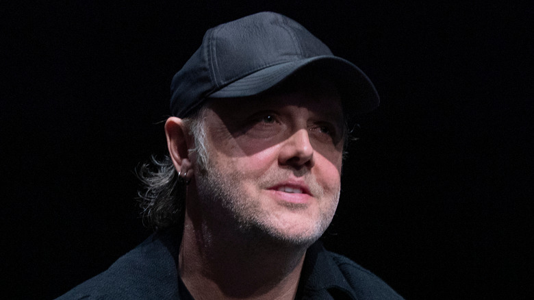 Lars Ulrich wearing a cap