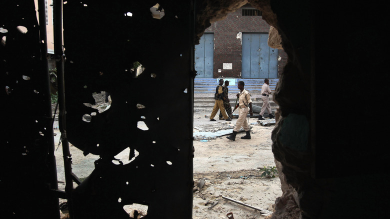 Mogadishu site of Black Hawk Down marketplace