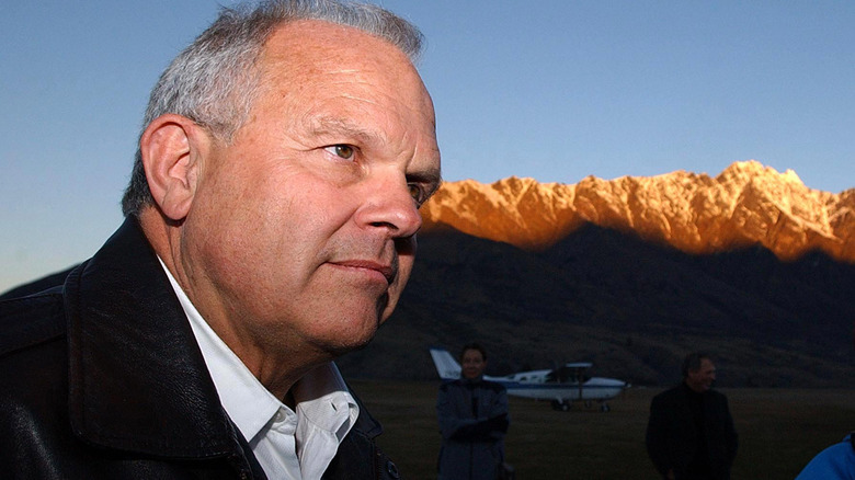 Steve Fossett outside in Australia