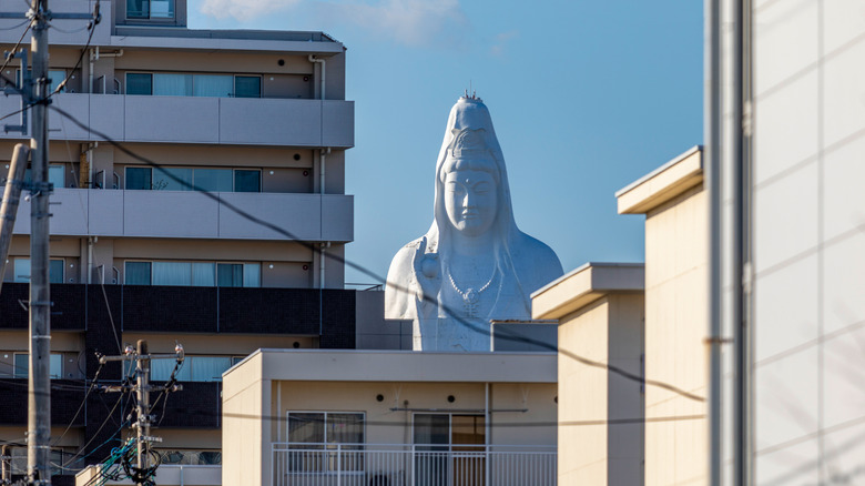 sendai daikannon buildings in front