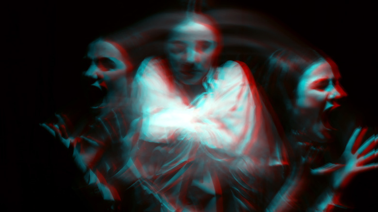 disturbed woman