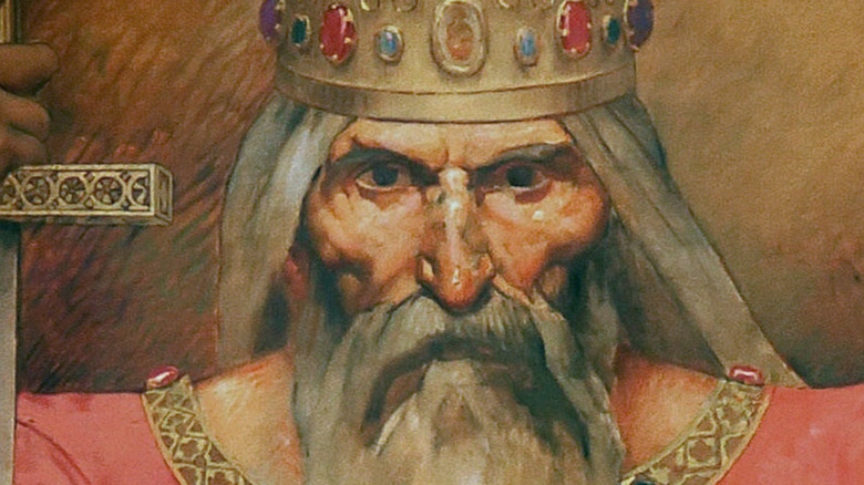 Painting of Charlemagne