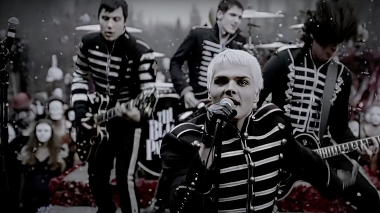 My Chemical Romance performing