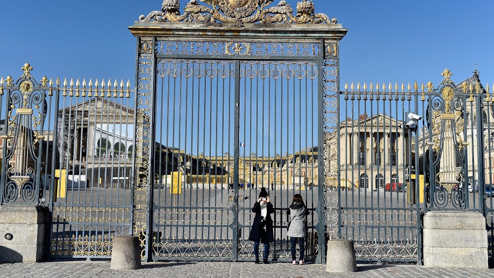 The reconstructed gate at Versailles