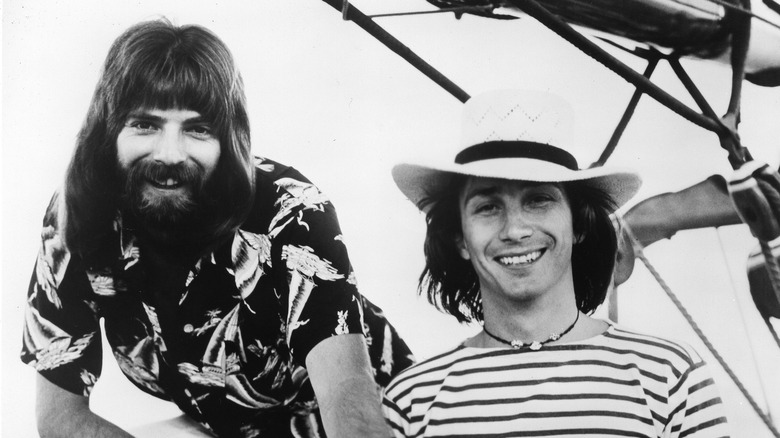 Kenny Loggins and Jim Messina on a yacht