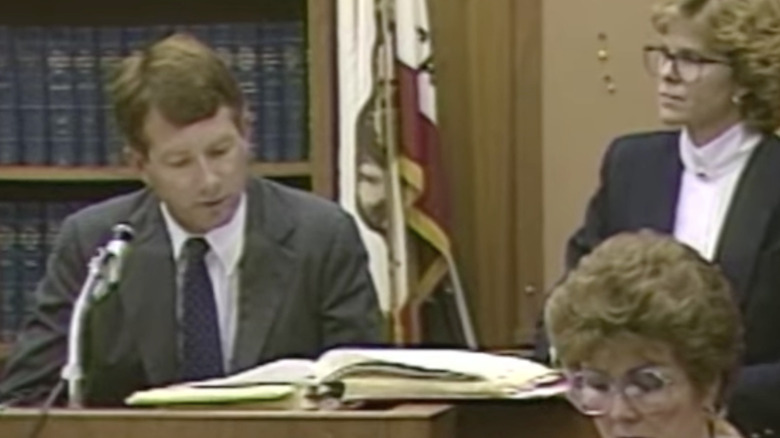 Bradley Wright testifying about finding Dan and Linda Broderick's bodies