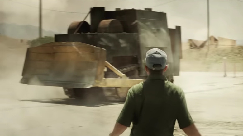 screenshot of recreation of incident from tread documentary trailer