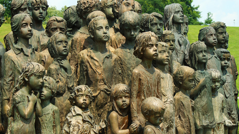 lidice memorial 82 children