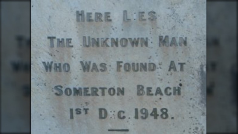 Somerton Man's grave marker