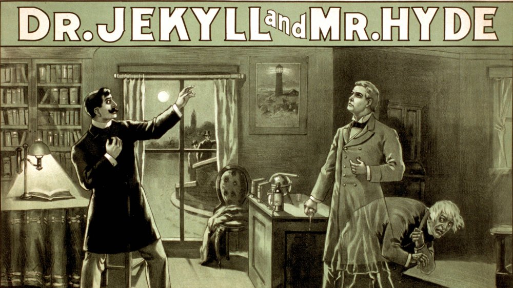 1888 theatrical poster for a stage production of Dr. Jekyll and Mr. Hyde