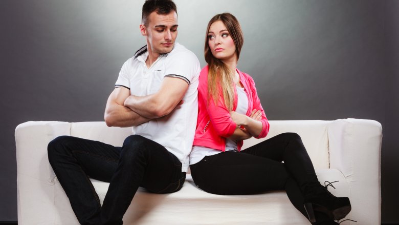man woman arguing
