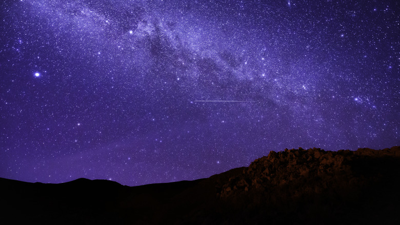 Night sky over  Maunakea, Hawaii