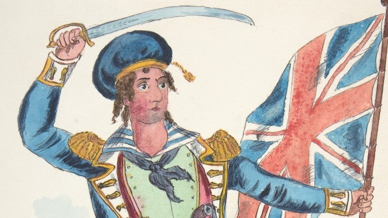 Sailor with a cutlass 