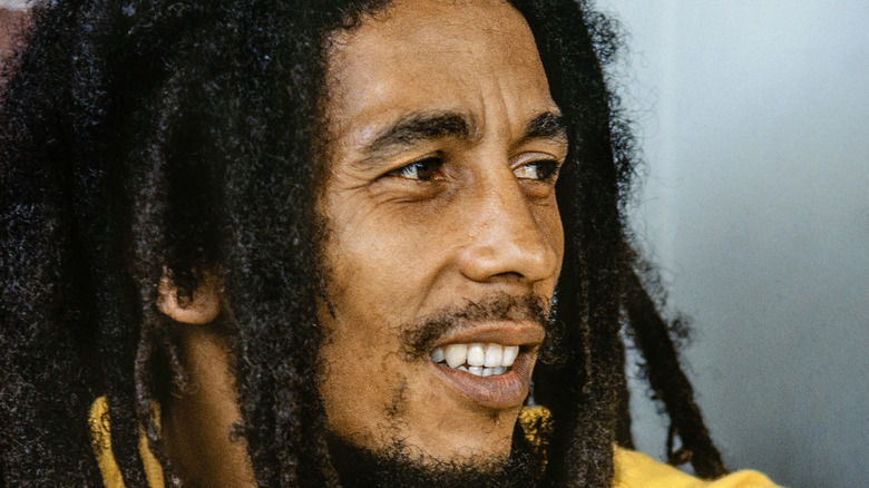 closeup of bob marley