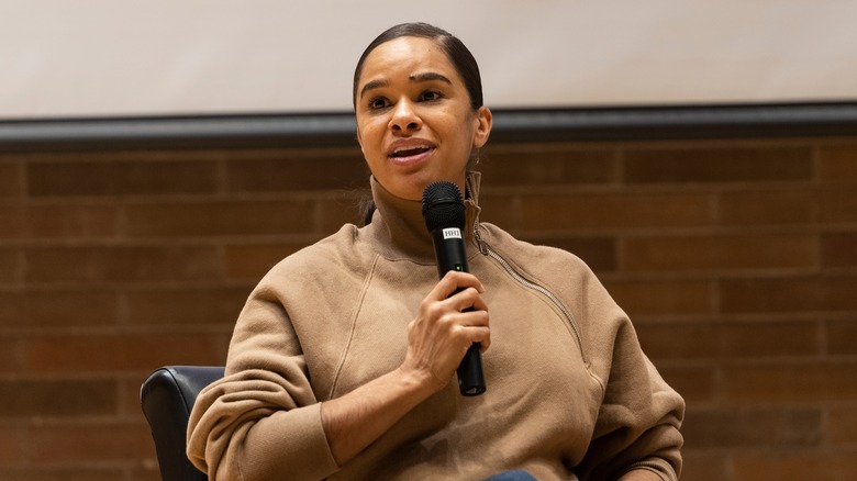 misty copeland with microphone