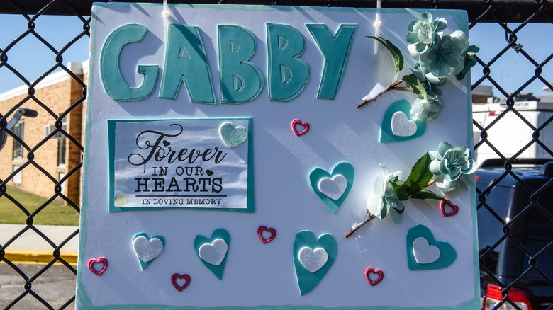 Gabby Petito memorial sign