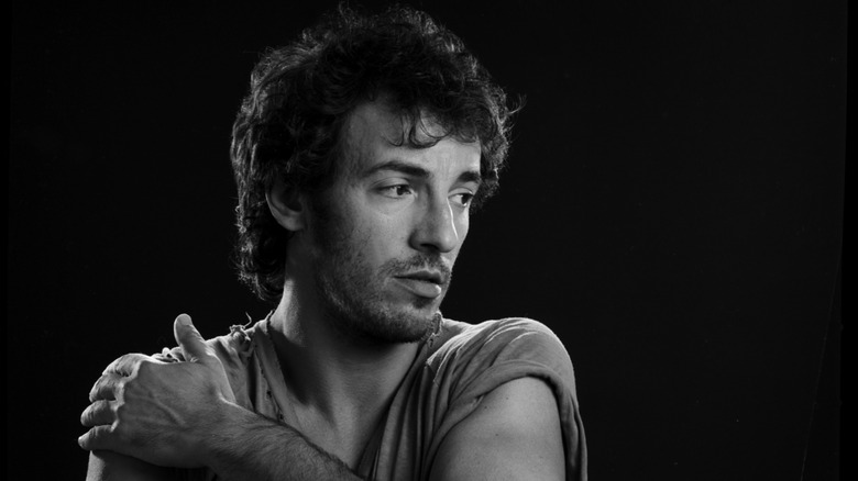 Bruce Springsteen posing for portrait