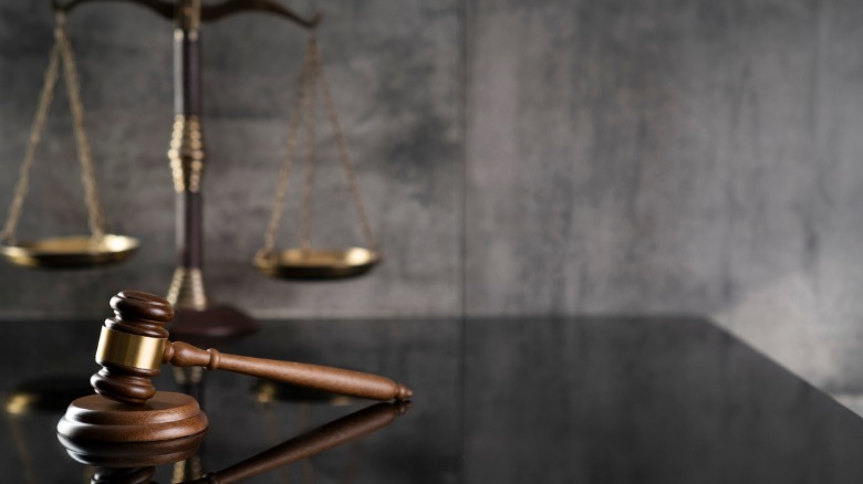 gavel and scales of justice 