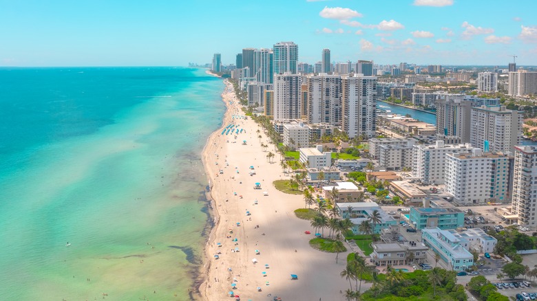 Hollywood Beach in Florida