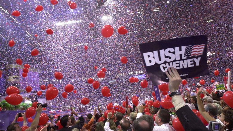 Bush/Cheney political rally