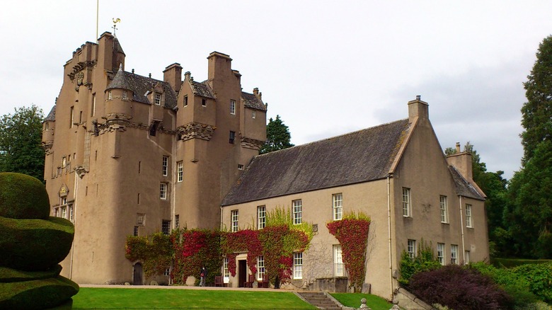 Crathes Castle from garden