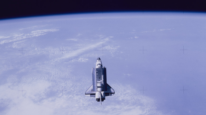 Challenger in space