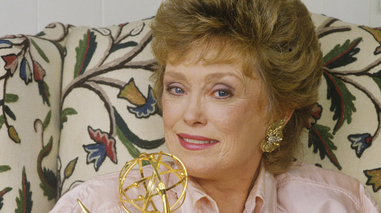Rue McClanahan with Emmy, 1987