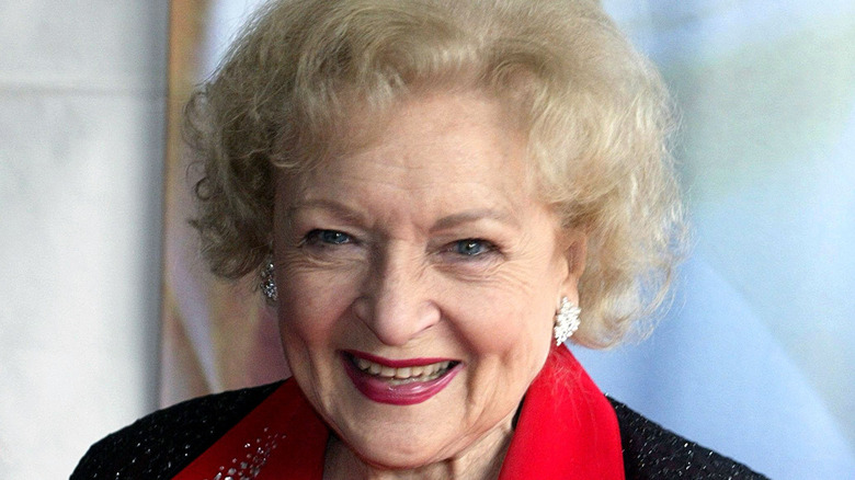 Betty White smiling