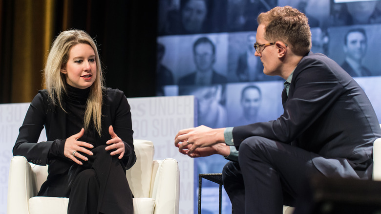 Elizabeth Holmes speaking