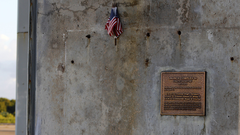 Apollo 1 disaster site memorial