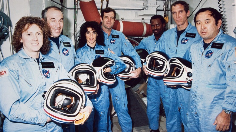 Challenger crew group photo