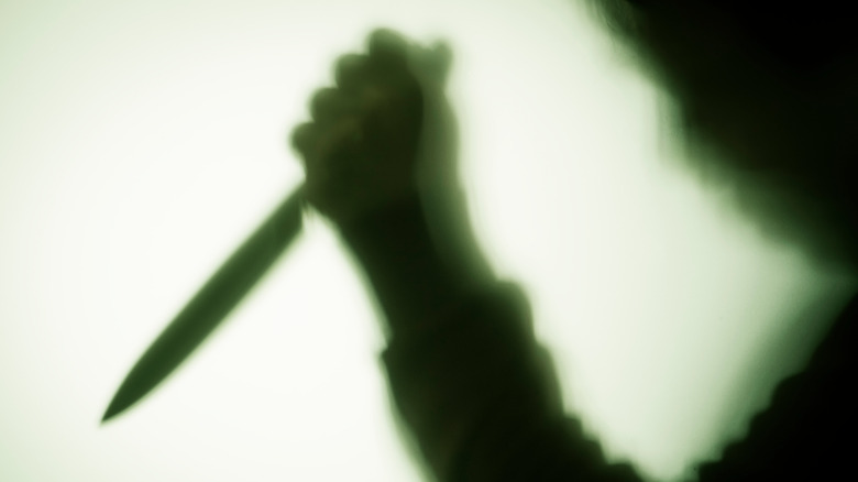 Man holding a knife
